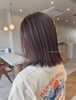 「ぱつっとしすぎない自然な質感。結べる長さで朝も扱いやすいミディアムボブ✂︎✨」