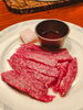厳選した赤身肉を軽く焼いてしゃぶしゃぶ「赤身焼きしゃぶ🥩」