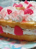 「手作りケーキ完成」