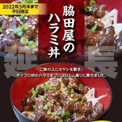 ハラミ丼のテイクアウト