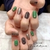 卒業式用の袴に合わせた「卒業式nail」