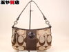 「コーチ Coach ラージシグネチャー F17439 ポーチ ワンショルダーバッグ            販売中！ 玉や質店 千葉 市川市 本八幡」