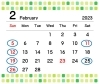 2月の定休日「2月の定休日」