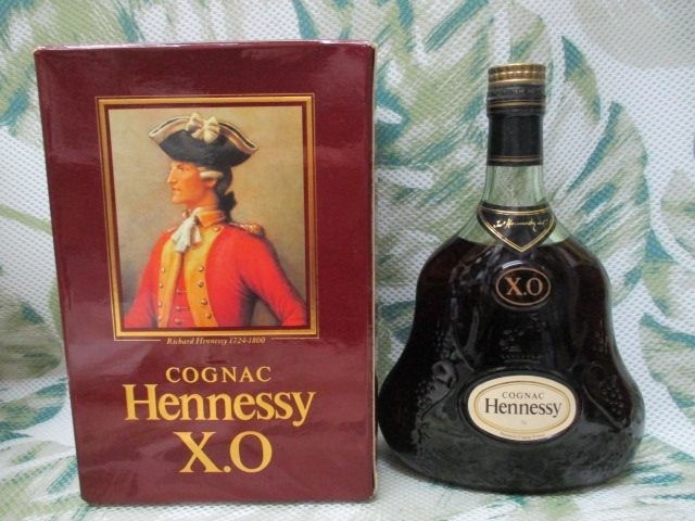 Hennessy(ヘネシー)XO 金キャップ グリーンボトル 【飲まないお酒