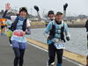 白浜地区。皆さんの笑顔に撮影も元気づけられました。「「第4回　茨城100kウルトラマラソンin鹿行」が開催されました」