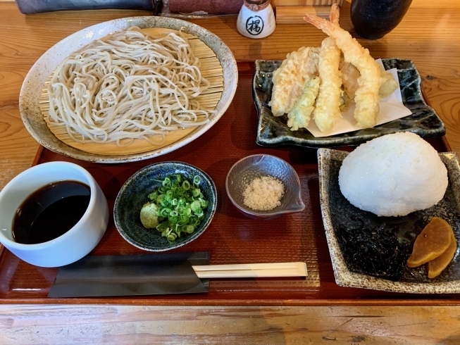 天ぷらそば（天ざる）「「そばランチ」継続中！」