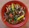 「明日の日替り弁当は韓国風豚丼」