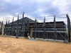 勾配天井が青空に映えますね！「4月完成見学会開催予定(茨城県鹿嶋市)の現在の状況です！」