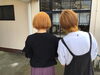 後ろから見ると…「春ヘアカラー変身パート1」