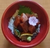 「一魚一会　明日の日替り弁当はマグロ漬丼」
