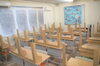 「中学生クラスはブレンド型学習の授業形態です」