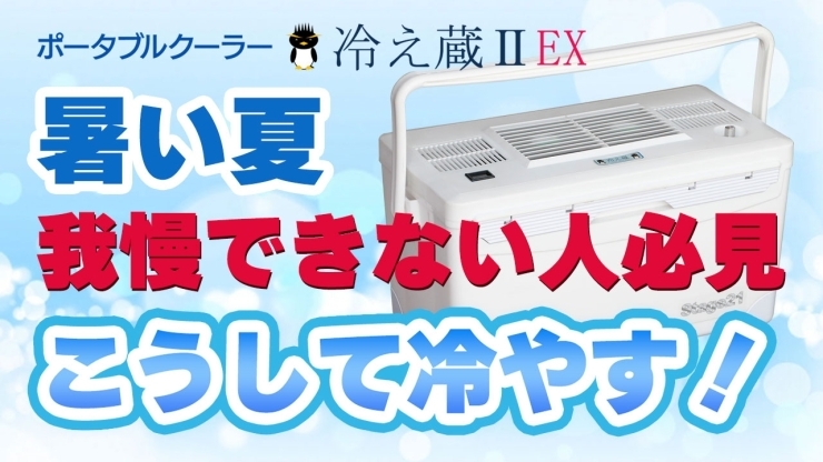 ポータブルクーラー冷え蔵ⅡEX-