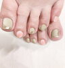 「春フットネイル【札幌市南区川沿 ネイルサロン nail salon  Rubino】」