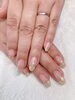 「ラメグラデーション【札幌市南区川沿 ネイルサロン nail salon  Rubino】」