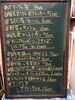 黒板「黒板メニュー」