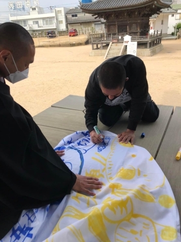 「西大寺✖️餘慶寺　両参り曼荼羅プロジェクト 「平和の夢来いのぼり」」