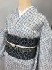 綿素材の単衣着物「ウインドーを変えました👘」
