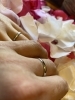 私の手と嫁の手「結婚しました【京都市南区・京都テルサ・ジム・プール・こども・駐車場完備】」