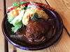 日替わり「デミグラスハンバーグオムライス」