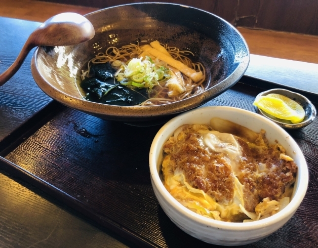 「ミニかつ丼セット」