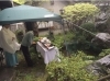 池に感謝を込めてお祓い中「庭の池を埋めたい！」