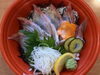 日替り弁当　ヒラス丼「一魚一会　明日の日替り＆幕の内弁当」