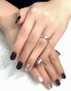 「ブラックシルバー【札幌市南区川沿　ネイルサロン　nail salon Rubino】」