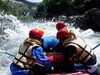 水しぶきがお出迎え「5月22日のラフティング風景」