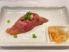 ロース炙りにぎりは大人気のメニュー！「和牛でで5月を乗り切ろう！」