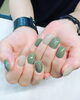 「グリーン【札幌市南区川沿　ネイルサロン　nail salon Rubino】」