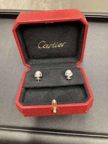 「Cartier カルティエ ピアス 高価買取　新宿　買取専門店　「おたからや　新宿本店」」