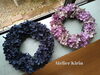 シックな色合いの紫陽花リース「【紫陽花のリース!】」