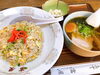 「魚沼市で長年愛される町の食堂、富屋食堂でチャーハンセット！チャーハンとミニラーメンでお腹一杯、大満足！」