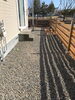 砂利が敷き詰められています「ドッグラン　DIY」