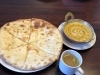 チーズナンはすっごくボリューミー♪「サンライズさんでインドカレーいただきました!」
