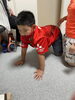 姿勢もチェック!!「『小学生ラガーのパーソナルトレーニング』」