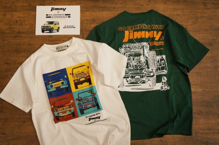 ¥5,390(税込)「Jimny  ✖  WILDERNESS  EXPERIENCEコラボTシャツ」