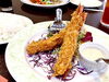 「小松通りランチ☆シバサキさん大きなエビフライ！［街の印刷屋『三栄美術印刷』さん♪］」
