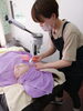 気持ちいい泡で〜「女性の顔そり！理髪店にお任せ下さい！」