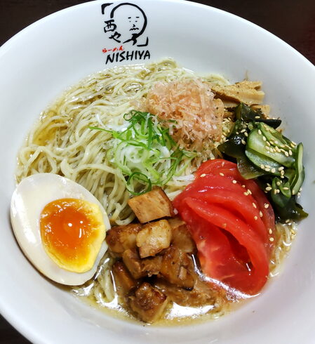 和風冷し850円「らーめん西や」