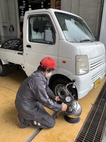 「愛車の空気圧、減ってるかもしれません！」