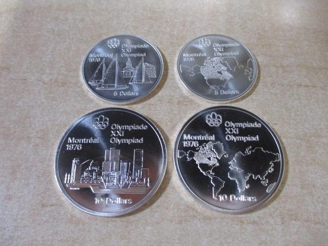 1976年・モントリオールオリンピック記念銀貨 お買取させて頂きました