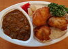 「明日の日替り弁当は唐揚げチキンカレー」