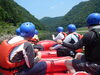 「ラフトボートで川の旅でした」
