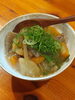 豚バラ軟骨煮込み「豚バラ軟骨煮込み　魚のあら汁白石温麺」