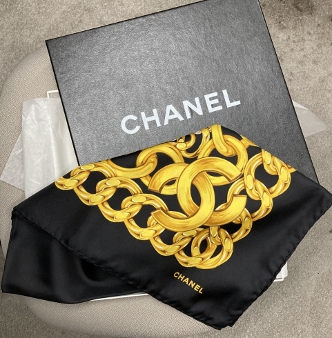 「CHANEL シャネル ブランド スカーフ 高価買取　新宿　買取専門店　「おたからや　新宿本店」」