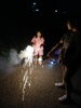 「今年初めての家族花火大会(*´ω｀*)」