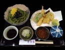 ❲大田原、ランチ、定食❳7月限定“天ぷら茶そば定食”