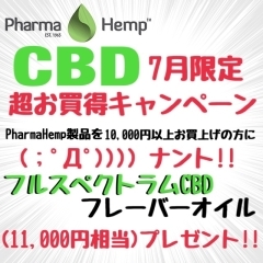 長崎県は当店だけ！　7月限定　CBD超お買得キャンペーン‼️