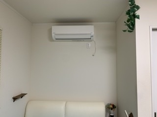 室内機設置「家庭用エアコン取付工事」